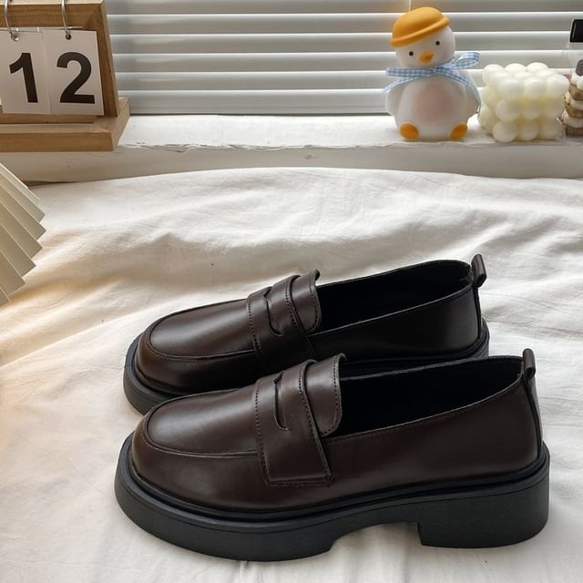 Platform Penny Loafers