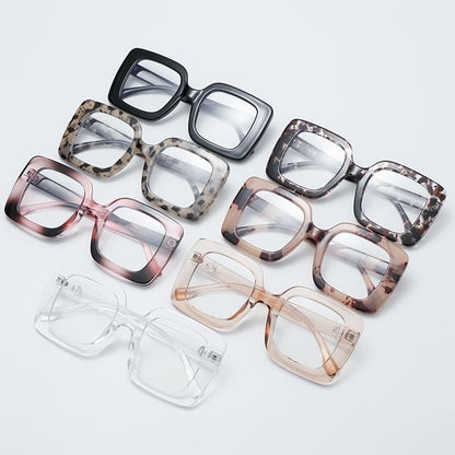 Square Thick Frame Sunglasses