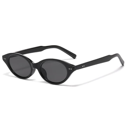 Translucent Oval Sunglasses