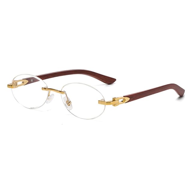 Oval Thin Frame Sunglasses