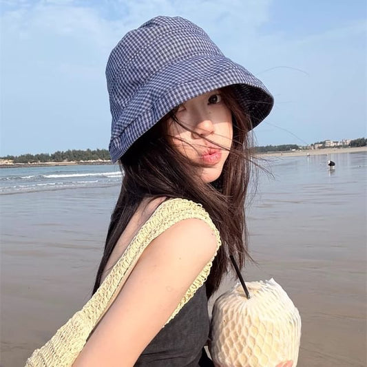 Hat Plaid Bucket