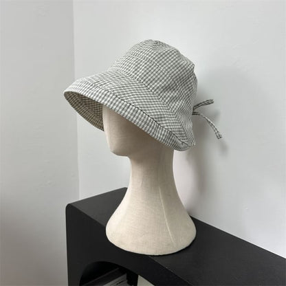 Hat Plaid Bucket