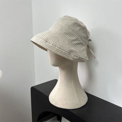 Hat Plaid Bucket