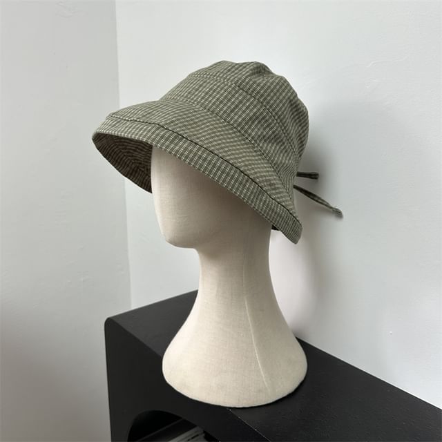 Hat Plaid Bucket