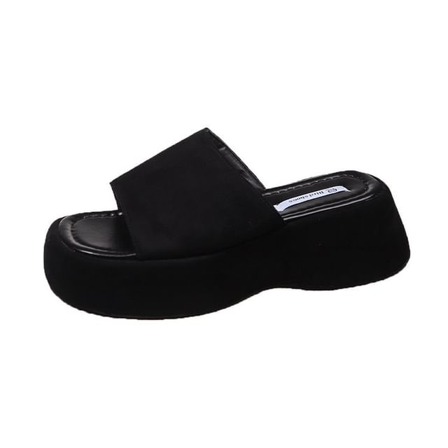 Platform Slide Sandals
