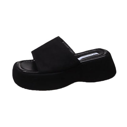 Platform Slide Sandals