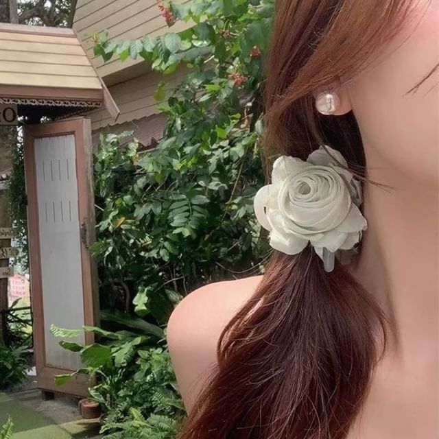 Claw Fabric Flower Hair