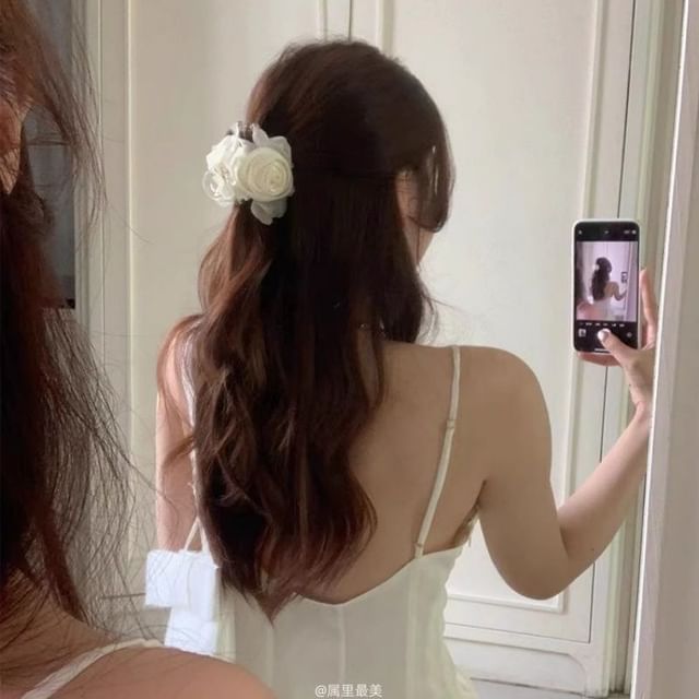 Claw Fabric Flower Hair