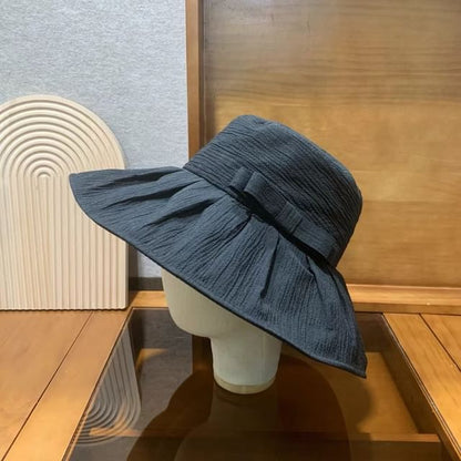 Plain Bow Sun Hat