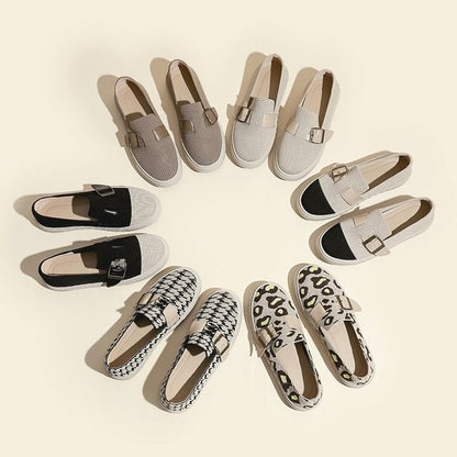 Buckled Platform Slip-Ons