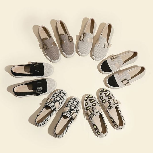 Buckled Platform Slip-Ons