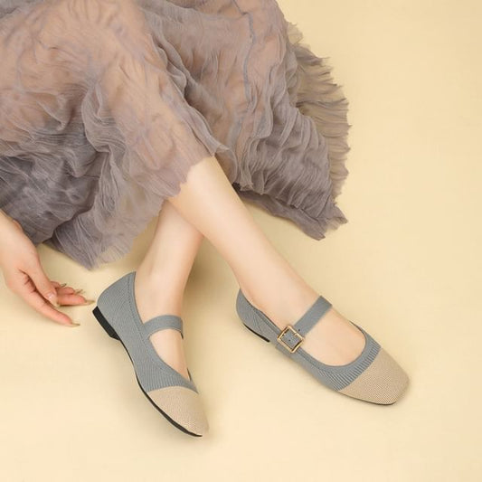 Square Toe Mary Jane Shoes