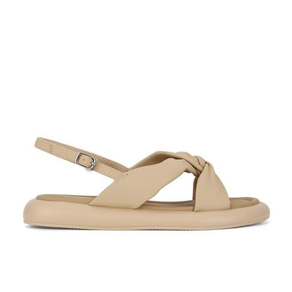 Knot Slingback Platform Sandals