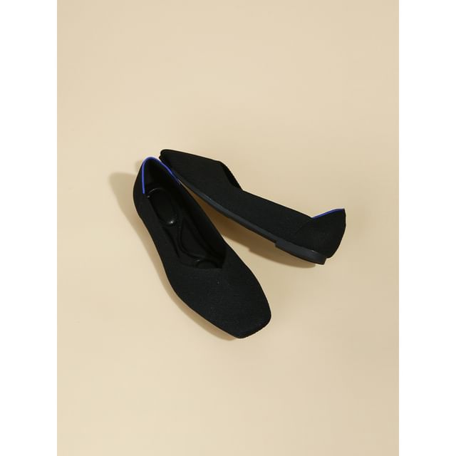 Square Toe Flats