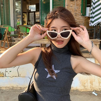 Oversized Cat-Eye Sunglasses