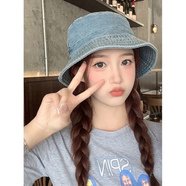 Denim Hat Bucket