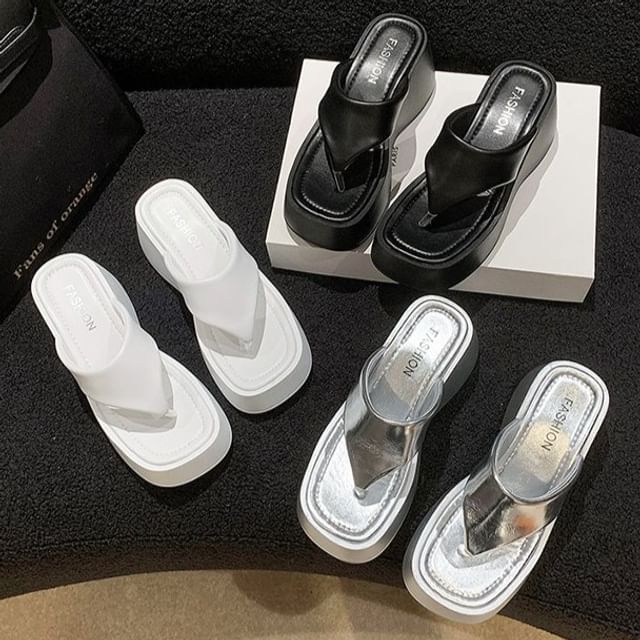 Flip-Flops Platform Heel Wedge