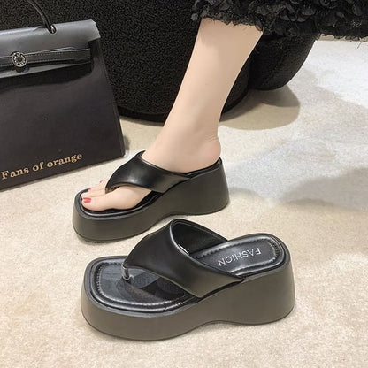 Flip-Flops Platform Heel Wedge