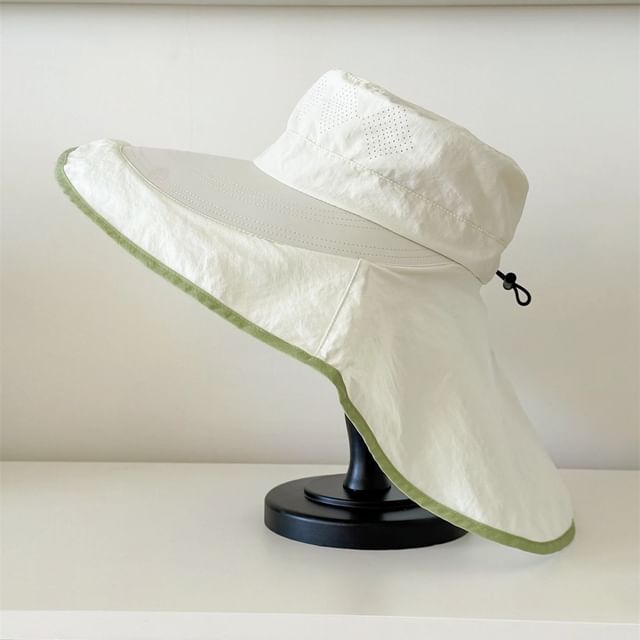 Hiking Trim Contrast Hat Bucket Plain