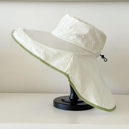 Hiking Trim Contrast Hat Bucket Plain