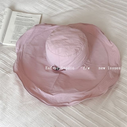 Bucket Hat Ruffle Plain Hiking