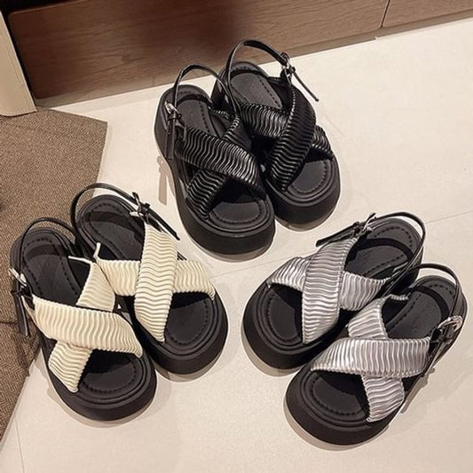 Criss Sandals Cross Platform