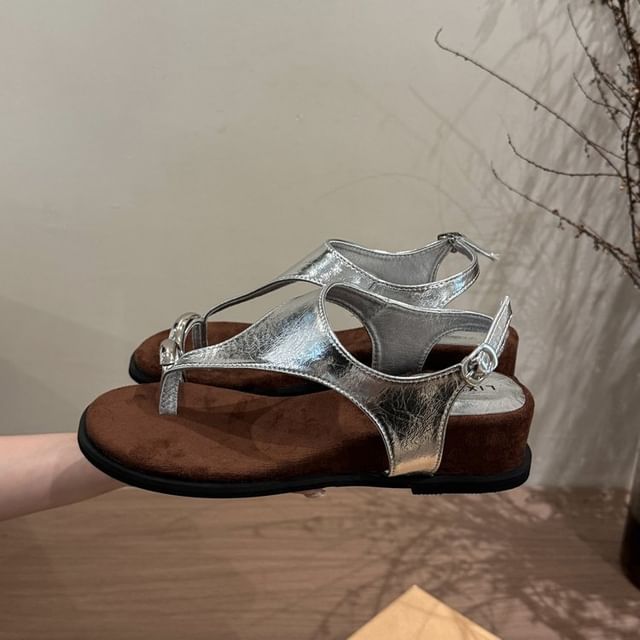 Toe Wedge Sandals Loop