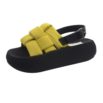 Sandals Woven Platform