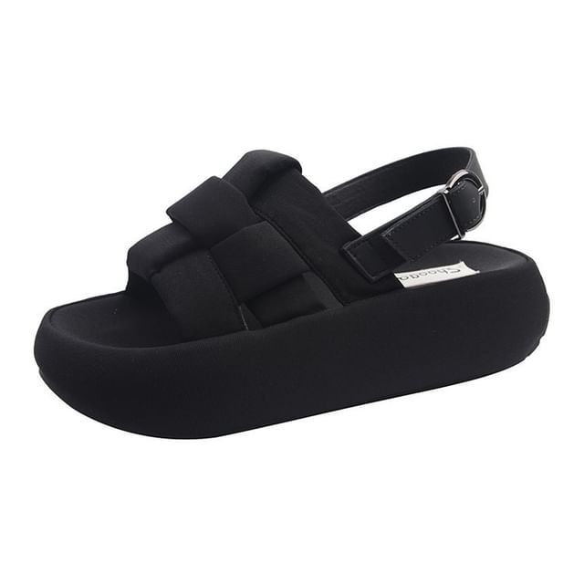 Sandals Woven Platform