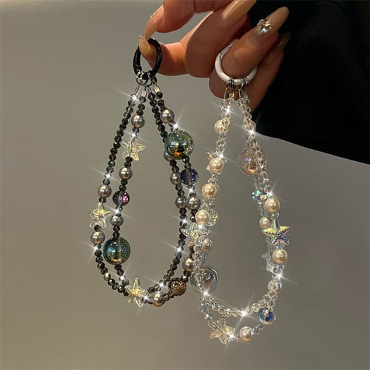 Pearl Star Phone Lanyard Faux