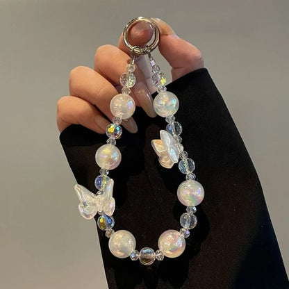 Phone Beaded Lanyard Butterfly