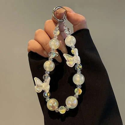 Phone Beaded Lanyard Butterfly