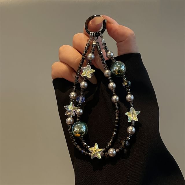 Pearl Star Phone Lanyard Faux