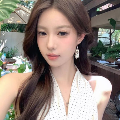 Earring Hook Disc Shell Dangle