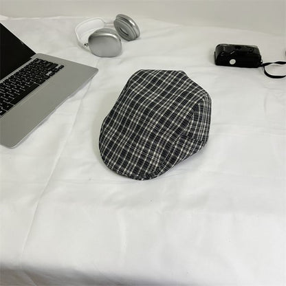 Plaid Flat Cap