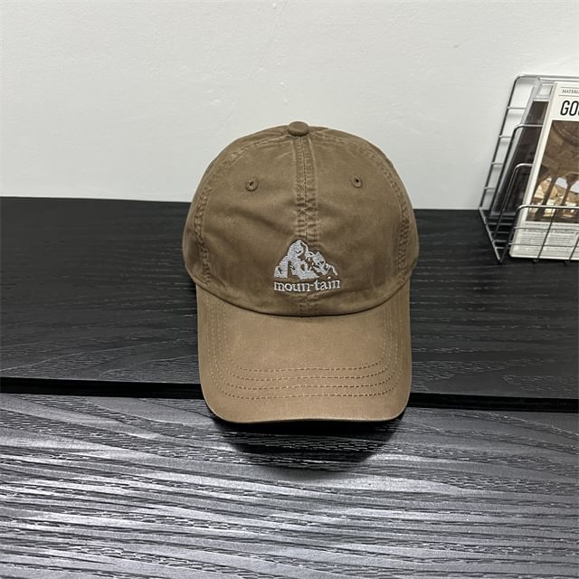 Mountain Cap Embroidered Baseball