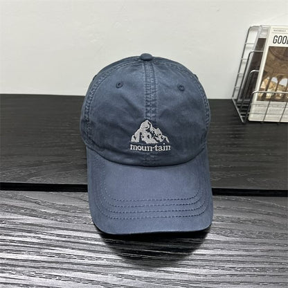 Mountain Cap Embroidered Baseball