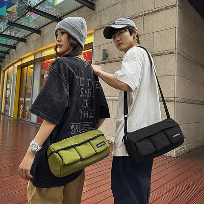 Lettering Bag Barrel Crossbody