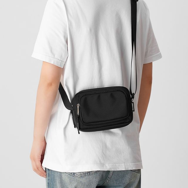 Nylon Crossbody Bag Plain