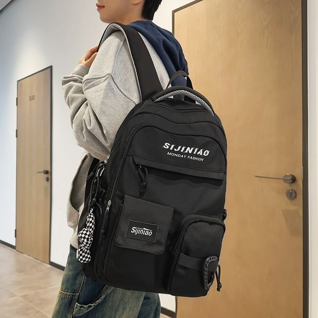 Lettering / Twisted Bag Backpack Charm Set