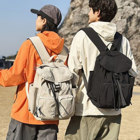 Flap Plain Backpack