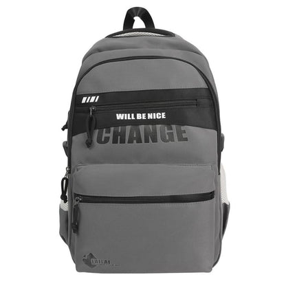 Two Backpack Tone Lettering