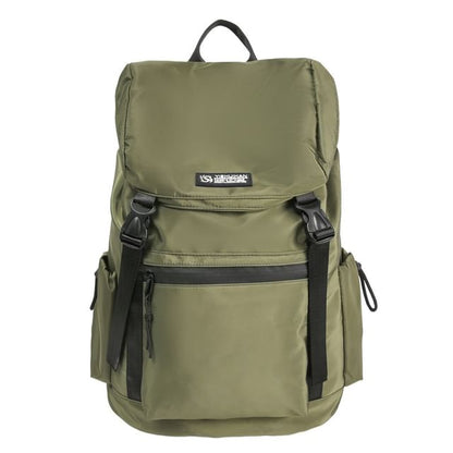 Buckled Backpack Lettering Flap