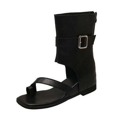 Hidden Short Loop Wedge Toe Boots