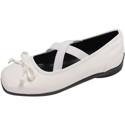 Ballet Square Bow Flats Toe