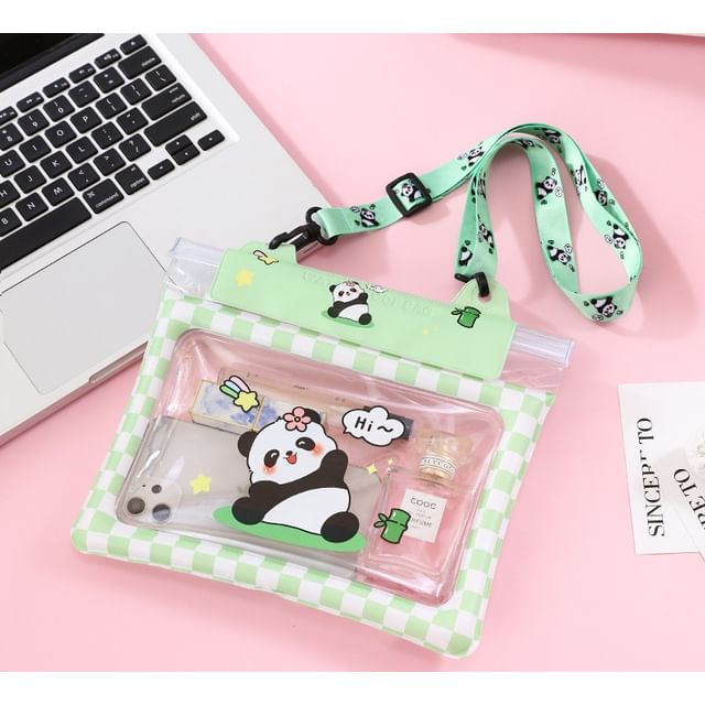 Animal Checker Waterproof Phone Crossbody Bag (Various Designs)