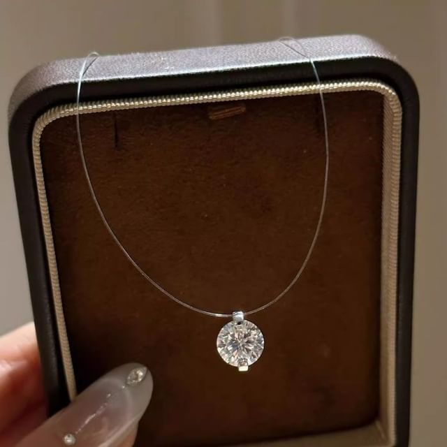 Pendant Rhinestone Necklace