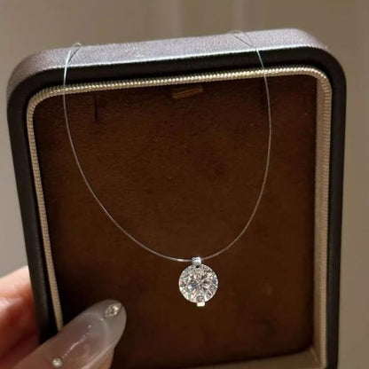 Pendant Rhinestone Necklace