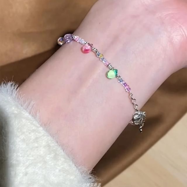 Bracelet Beaded Crystal Faux