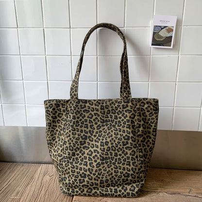 Bag Tote Print Leopard